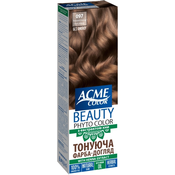 Гель-краска Acme Color Beauty Phyto Color тон 97 темный блонд, 60 мл - Pampik