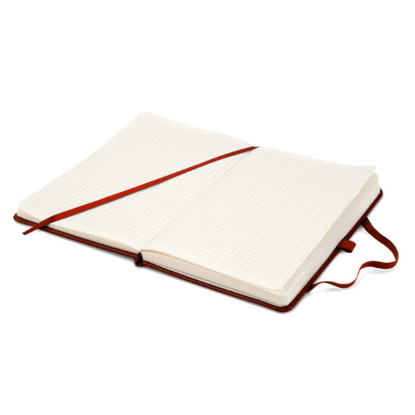 Книга записная Axent Partner Lux, A5, в клеточку, 96 листов, бордовая (8202-05-A) - Pampik - 7