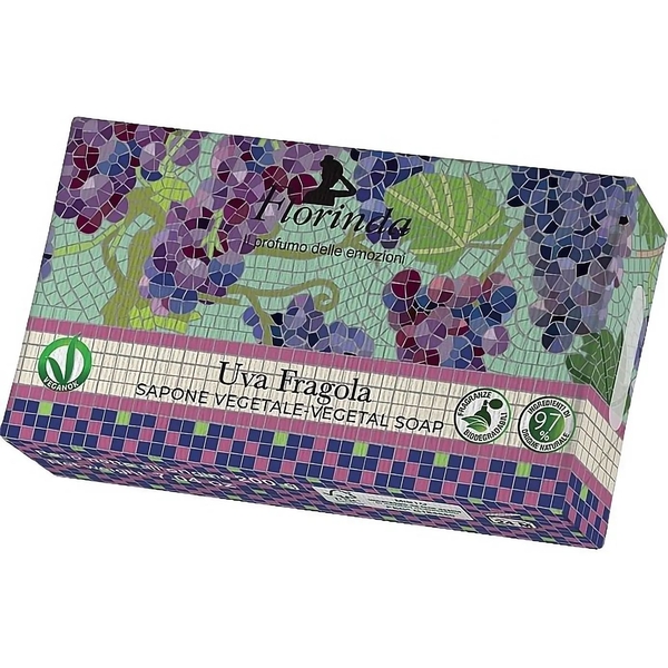 Мило натуральне Florinda Мозаїка Виноград-полуниця, 200 г - Pampik