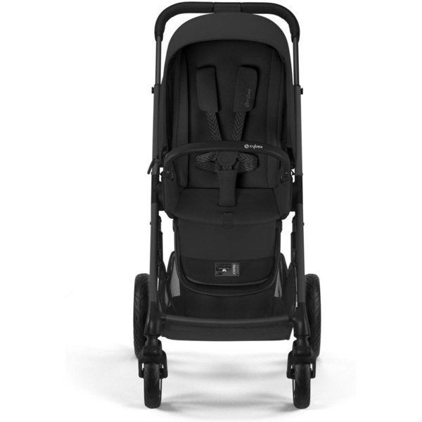 Прогулянковий візочок Cybex Talos S Lux BLK Moon Black, з бампером, чорний (522004713) - Pampik - 2