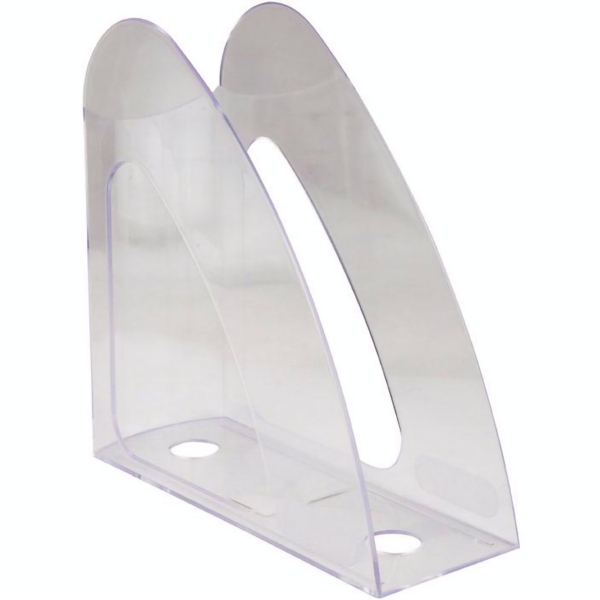 Лоток для документів Axent прозорий 24х9х24 см (D4014-27) - Pampik