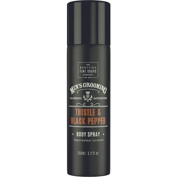 Спрей для тела Scottish Fine Soaps Men`s Grooming Thistle & Black Pepper 150 мл (5016365018234) - Pampik