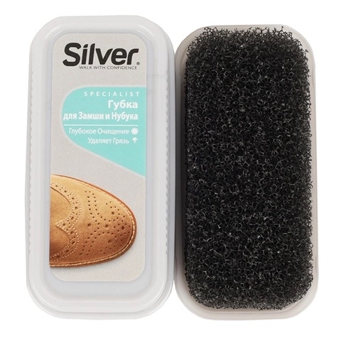 Губка чистяща для нубуку та замші Silver стандартна - Pampik - 2