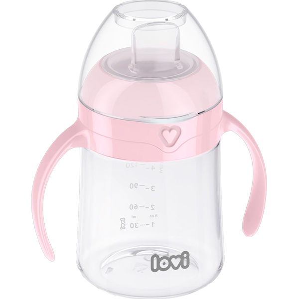 Кружка-непроливайка Lovi Моя первая кружка с носиком, 150 мл, розовый (35/353) - Pampik