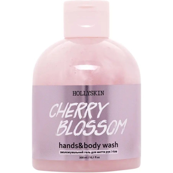 Зволожувальний гель для рук і тіла Hollyskin Cherry Blossom, 300 мл - Pampik