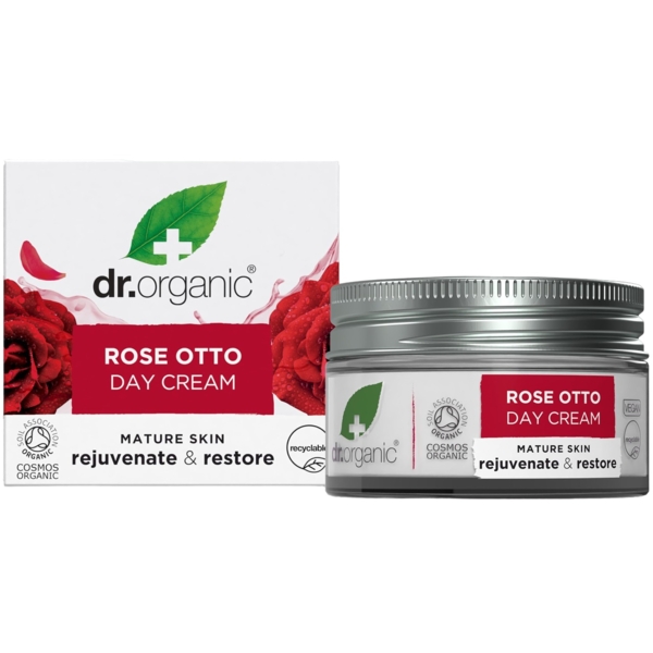 Антивозрастной дневной крем Роза отто Dr. Organic Bioactive Skincare Rose Otto Day Cream 50 мл - Pampik