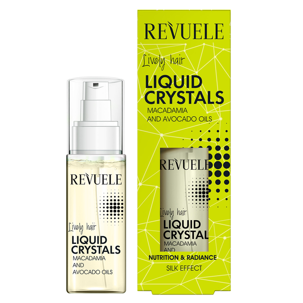 Жидкие кристаллы для волос Revuele с маслами макадамии и авокадо, 50 мл - Pampik