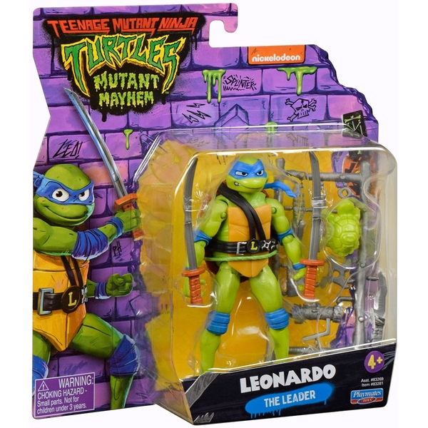 Игровая фигурка TMNT Черепашки-ниндзя Movie III Леонардо, 11,5 см (83281) - Pampik - 6