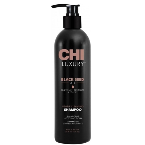 Шампунь для волос CHI Luxury Black Seed Oil Gentle Cleansing Shampoo, 739 мл - Pampik