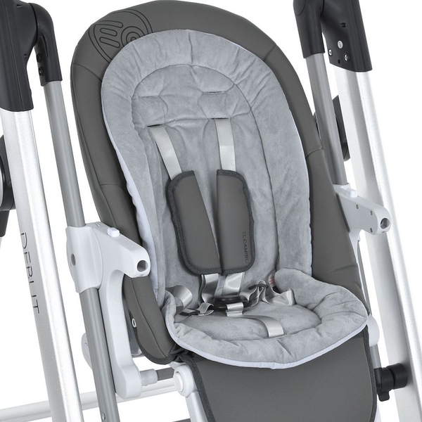 Стульчик-качеля El Camino ME 1102 Debut Serious Gray, серый (25813) - Pampik - 4