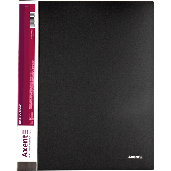 Дисплей-книга Axent А4 40 файлов черная (1040-01-A) - Pampik