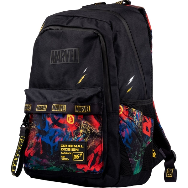 Рюкзак Yes TS-61 Marvel. Avengers, черный (558915) - Pampik
