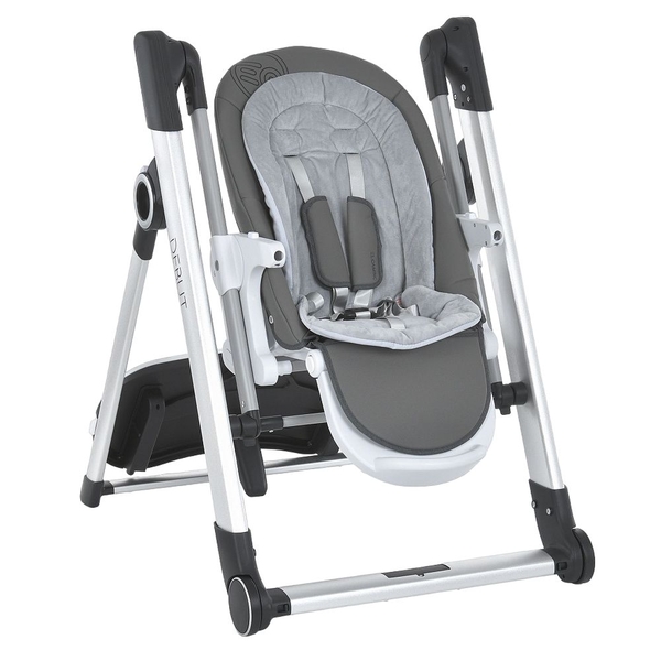 Стульчик-качеля El Camino ME 1102 Debut Serious Gray, серый (25813) - Pampik - 3