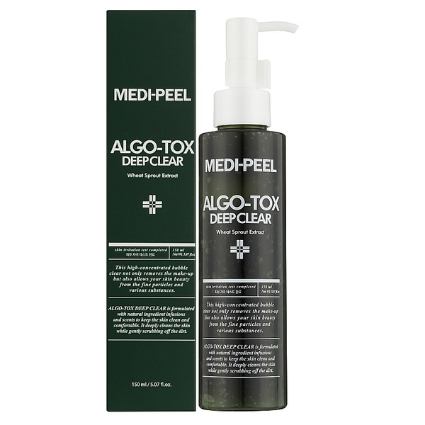 Гель для глубокого очищения кожи Medi-Peel Algo-Tox Deep Clear с эффектом детокса, 150 мл - Pampik