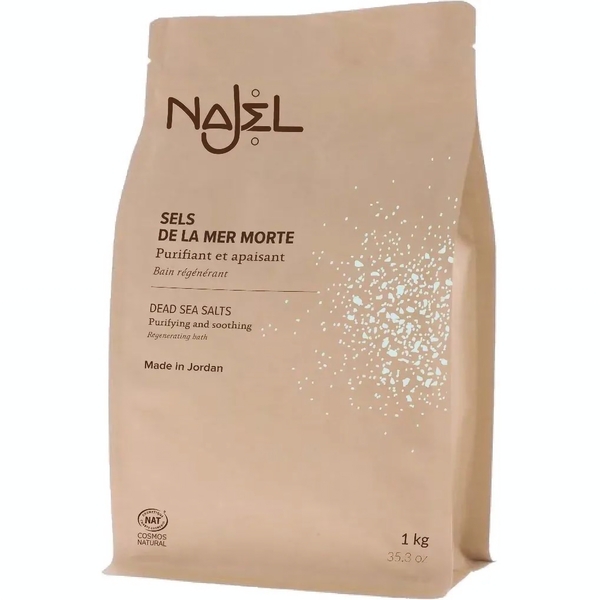 Соль Мертвого моря Najel Dead Sea Salts Purifying And Soothing Regenerating Bath 1 кг - Pampik