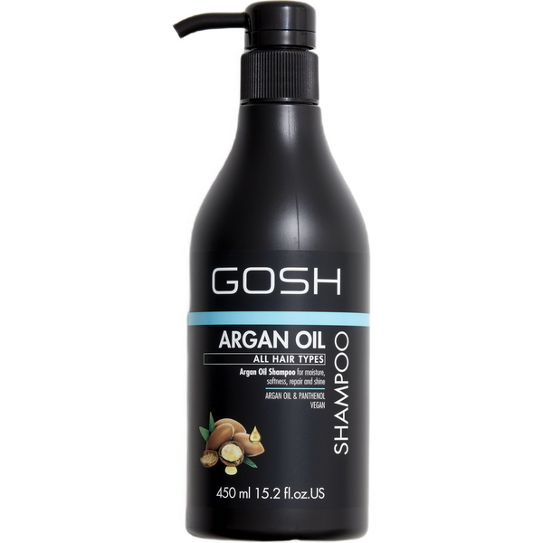 Шампунь Gosh Argan Oil, з аргановою олією, для всіх типів волосся, 450 мл - Pampik