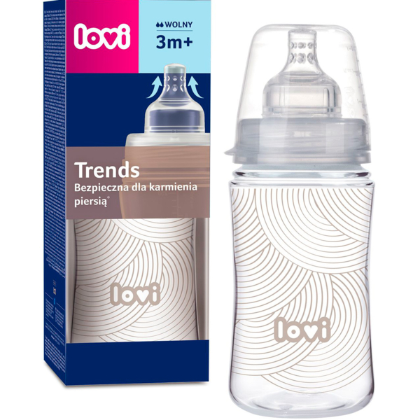 Бутылочка для кормления Lovi Trends Harmony, 250 мл (21/592) - Pampik - 2