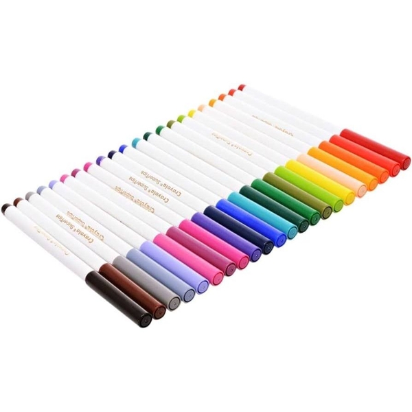 Набір фломастерів Crayola SuperTips washable, 24 шт. (7551) - Pampik - 2