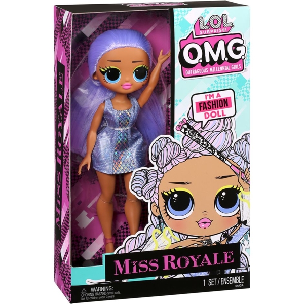 Лялька L.O.L. Surprise OPP OMG Місс Роял, 27 см (987710) - Pampik - 5