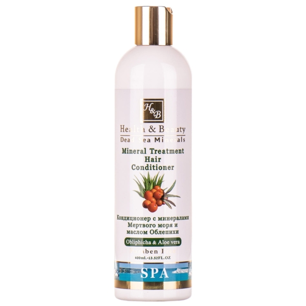 Кондиціонер для всіх типів волосся Health & Beauty з мінералами Мертвого моря, 400 мл - Pampik