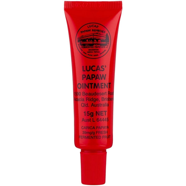 Восстанавливающий бальзам для губ Lucas Papaw Remedies Ointment Balm, с папаином, 15 г - Pampik