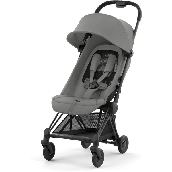 Прогулянковий візочок Cybex Coya Matt Black Mirage Grey, сірий (522004325) - Pampik - 3