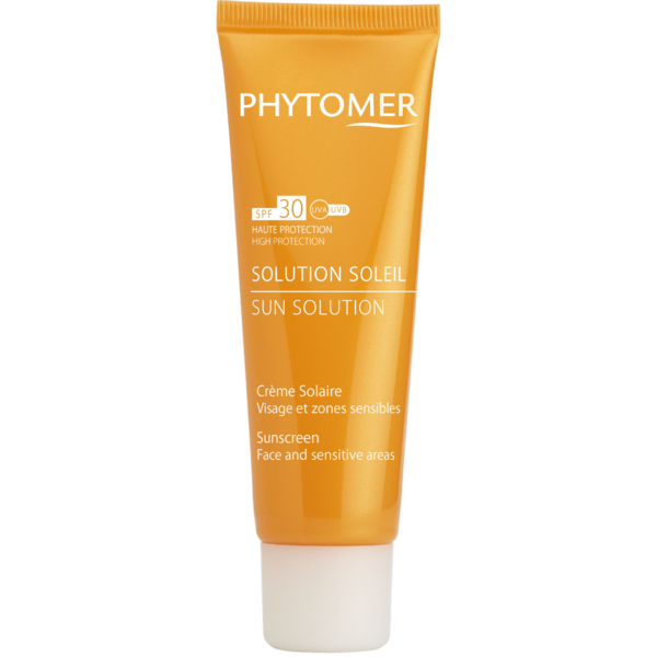 Сонцезахисний крем для обличчя та чутливих зон Phytomer Sun Solution SPF 30, 50 мл - Pampik