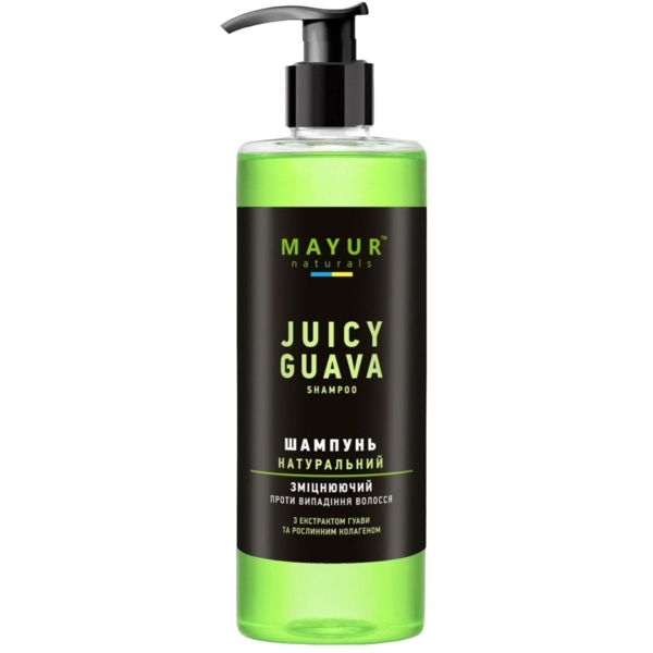Натуральний зміцнюючий шампунь Mayur Гуава, 500 мл - Pampik