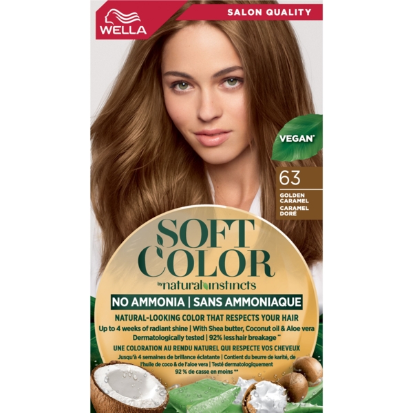 Краска для волос Wella Soft Color тон 63 Карамель, 125 мл - Pampik