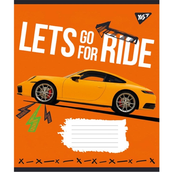 Набор тетрадей Yes Lets Go For Ride, A5, в линию, 48 листов, 10 шт. (766735) - Pampik