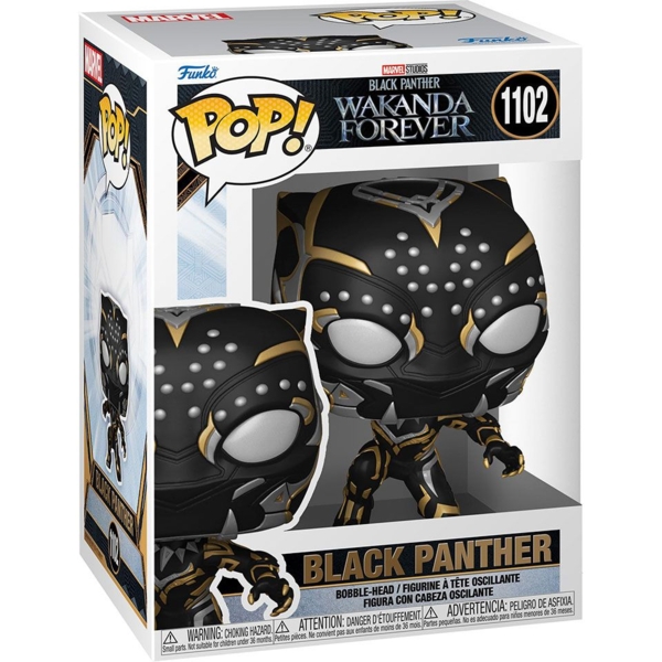 Игровая фигурка Funko Pop! Marvel Black Panther Wakanda Forever Черная пантера (66718) - Pampik - 6