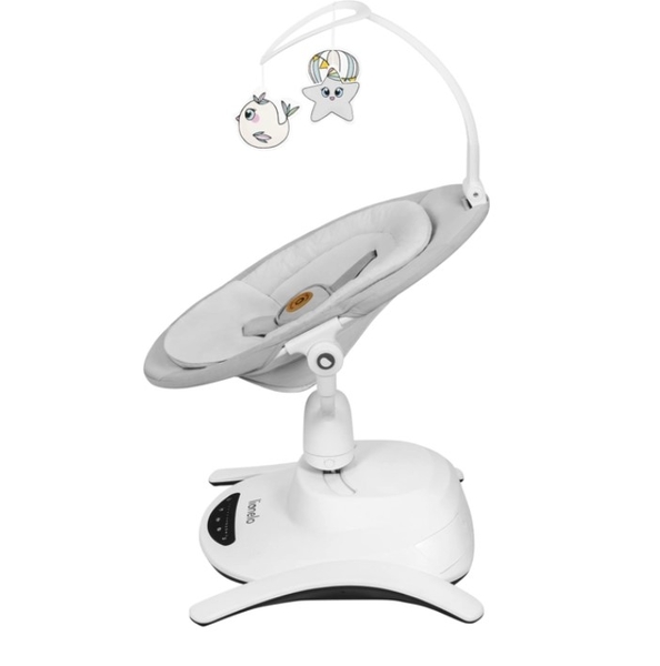 Кресло-гойдалка Lionelo Bella Grey Concrete, сірий - Pampik - 5