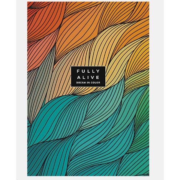 Блокнот для записів Student Кольорові косички, А6, в клітинку, склеювання, 50 аркушів (A6-GB-050-824K) - Pampik