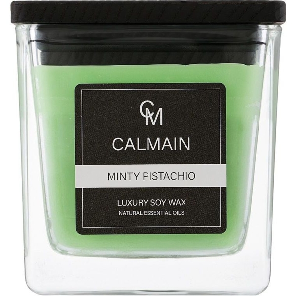 Ароматична свічка Calmain Minty Pistachio 430 г - Pampik