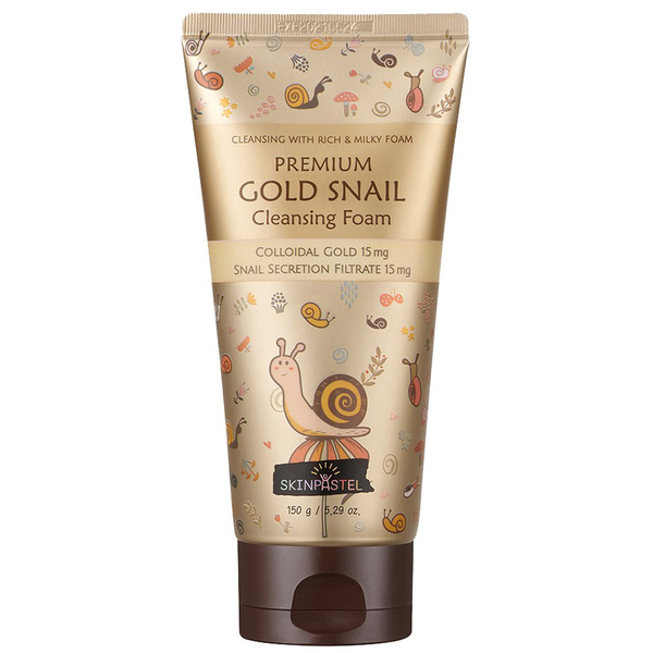 Пінка для вмивання Skinpastel Gold Snai, очищувальна, 150 мл - Pampik