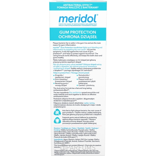 Ополіскувач для ротової порожнини Meridol, 400 мл - Pampik - 3