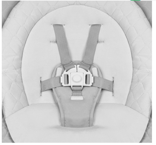 Кресло-гойдалка Lionelo Bella Grey Concrete, сірий - Pampik - 15