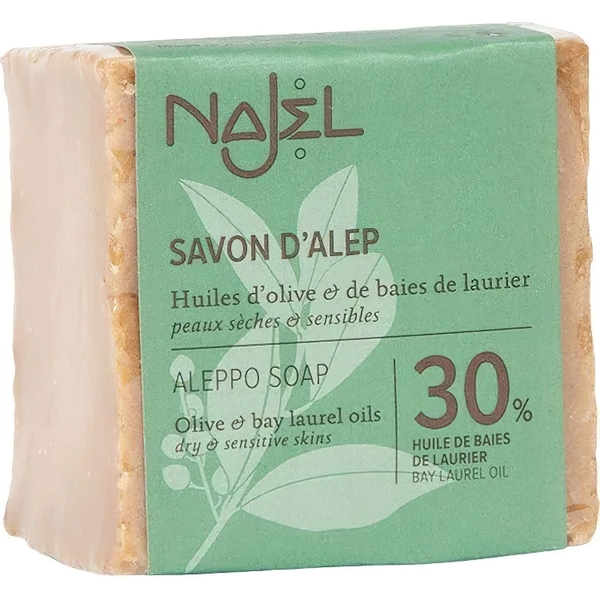 Алеппское мыло Najel Aleppo Soap 30% лаврового масла 185 г - Pampik