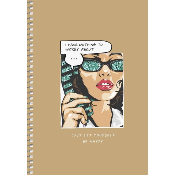 Тетрадь для записей Student Разговор, А5, без линовки, спираль, 96 листов (A5-SC-096-6115) - Pampik