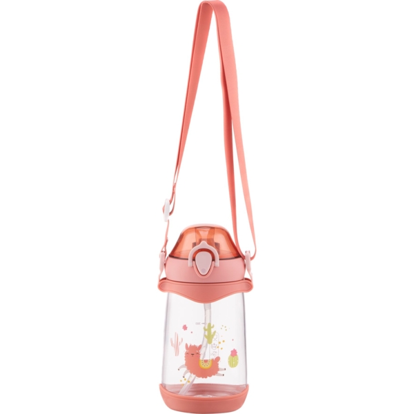 Бутылка для воды Ardesto Llama, детская, 500 мл, розовая (AR2250PL) - Pampik - 2