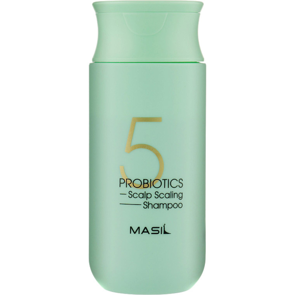 Шампунь Masil 5 Probiotics Scalp Scaling Shampoo для глибокого очищення шкіри голови, 150 мл - Pampik
