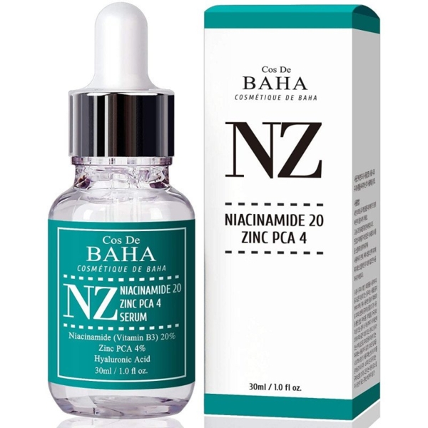 Сироватка для обличчя Cos De Baha Niacinamide 20% Zinc 4% Serum 30 мл - Pampik