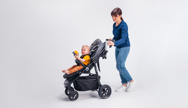 Прогулянкова коляска Lionelo Natt Grey Stone, сіро-чорна (LO-NATT GREY STONE) - Pampik - 7