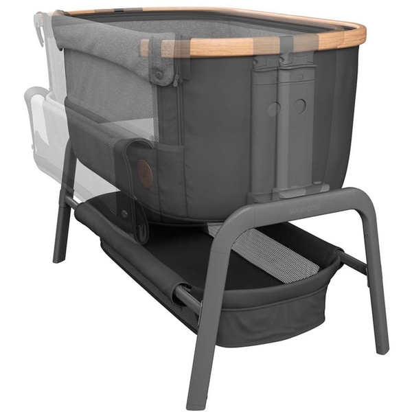 Приставне ліжечко Maxi-Cosi Iora Essential Graphite, темно-сіре (2106750110) - Pampik - 5