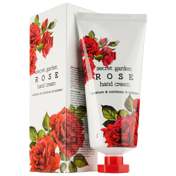 Крем для рук Jigott Secret Garden Hand Cream Троянда, 100 мл - Pampik