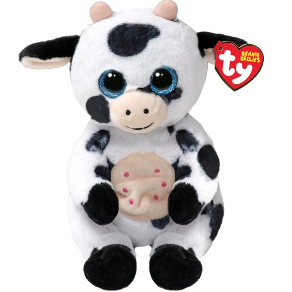 Мягкая игрушка TY Beanie bellies Корова Cow, 25 см (41287) - Pampik
