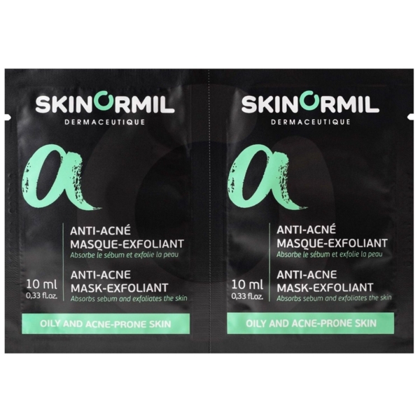 Маска-скраб Skinormil АнтиАкне, 20 мл (2 шт. по 10 мл) - Pampik