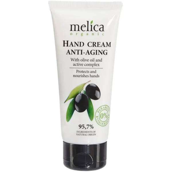 Крем для рук Melica Organic Омолаживающий с оливковым маслом и активными компонентами, 100 мл - Pampik