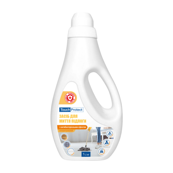 Засіб для миття підлоги Touch Protect з антибактеріальним ефектом, 1 л - Pampik