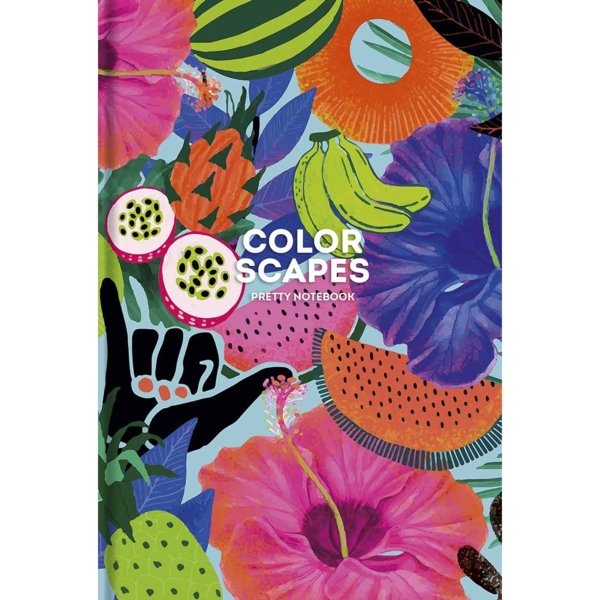 Зошит для записів MonAmi, A5, у лінійку, 80 арк., фрукти (A5-IC-080-7009L) - Pampik